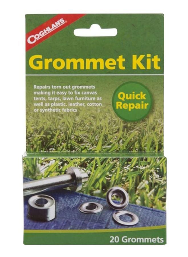 Coghlan's Pack Of 20 Quick Repair Grommet Kit Silver