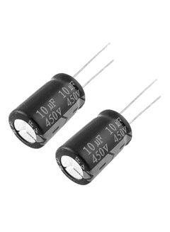 Generic 2-Piece Electrolytic Capacitors Set Black 