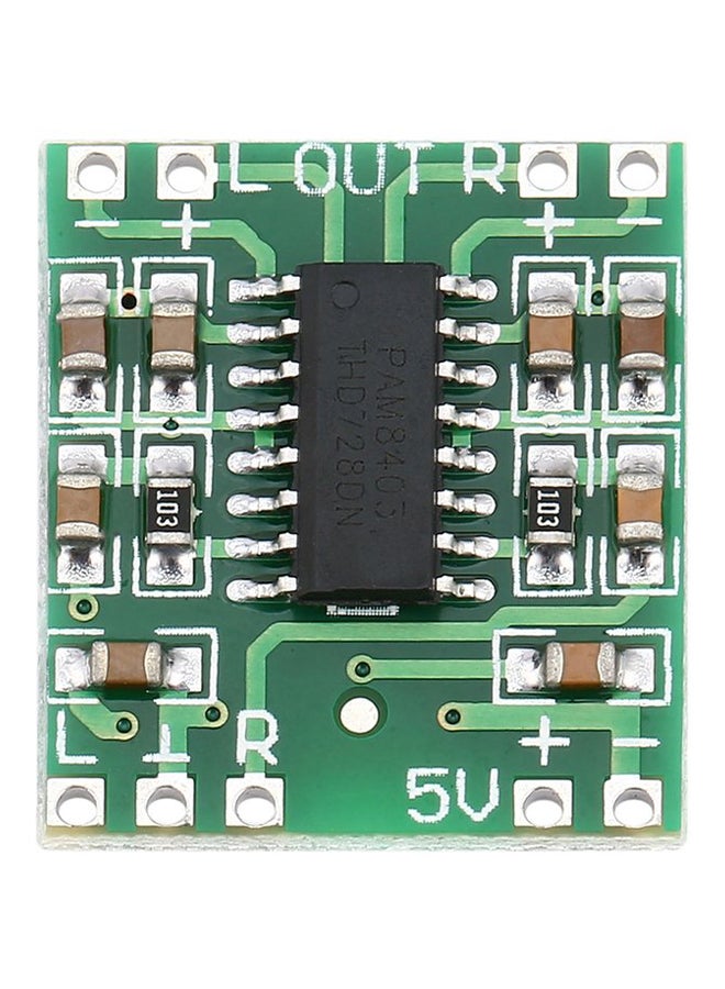ماركة غير محددة لوحة مضخم رقمي فئة D صغيرة لوحدة صوت LCD بتيار مستمر - PAM8403 أخضر  - Image 1