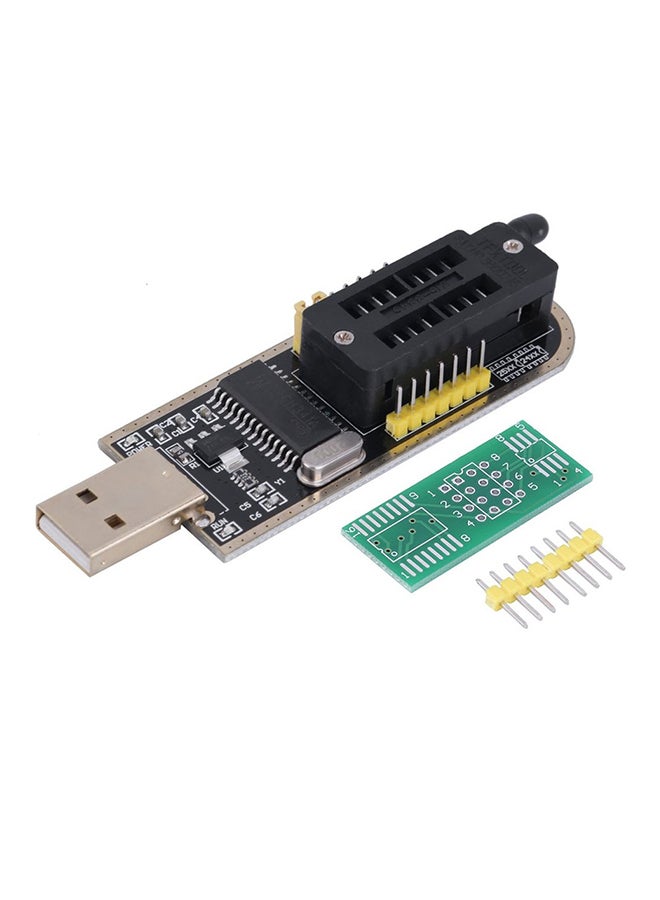 25 SPI Series 24 EEPROM CH341A BIOS Writer Routing LCD Flash USB Programmer Black - Image 1