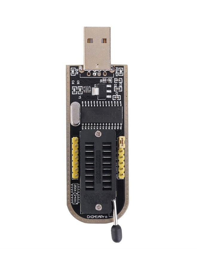 25 SPI Series 24 EEPROM CH341A BIOS Writer Routing LCD Flash USB Programmer Black - Image 2