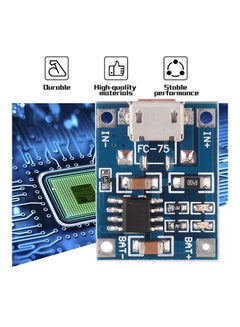 Generic Mini MICRO USB 1A TP4056 Lithium Battery Charging Board Blue  - Image 2