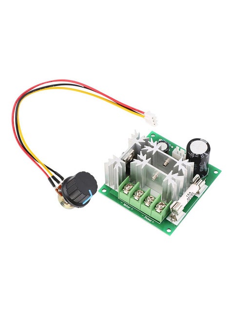 DC Motor Speed Control PWM Switch Controller Green