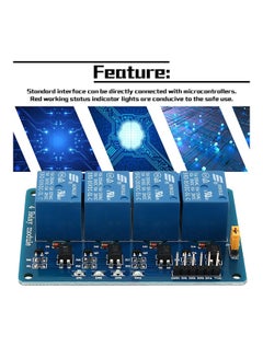 Generic 4 Channel 5V Relay Module Board For Arduino Blue  - Image 2