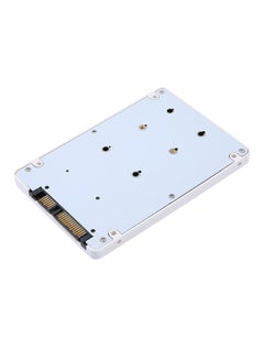 Portable Mini MSATA to SATA SSD Adapter Box External HDD Mobile Box White