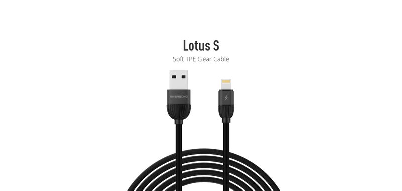 RIVERSONG Lightning Data Sync And Charging Cable Black  - Image 2