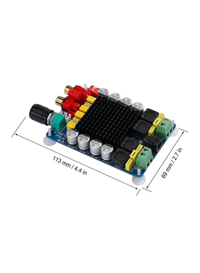 Generic - Dual Channel Class D Audio Digital Amplifier Board Module Multicolour - Image 1