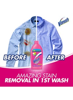 Vanish Pack Of 2 Fabric Stain Remover Liquid Multicolour 1.8+0.5Liters  - Image 4