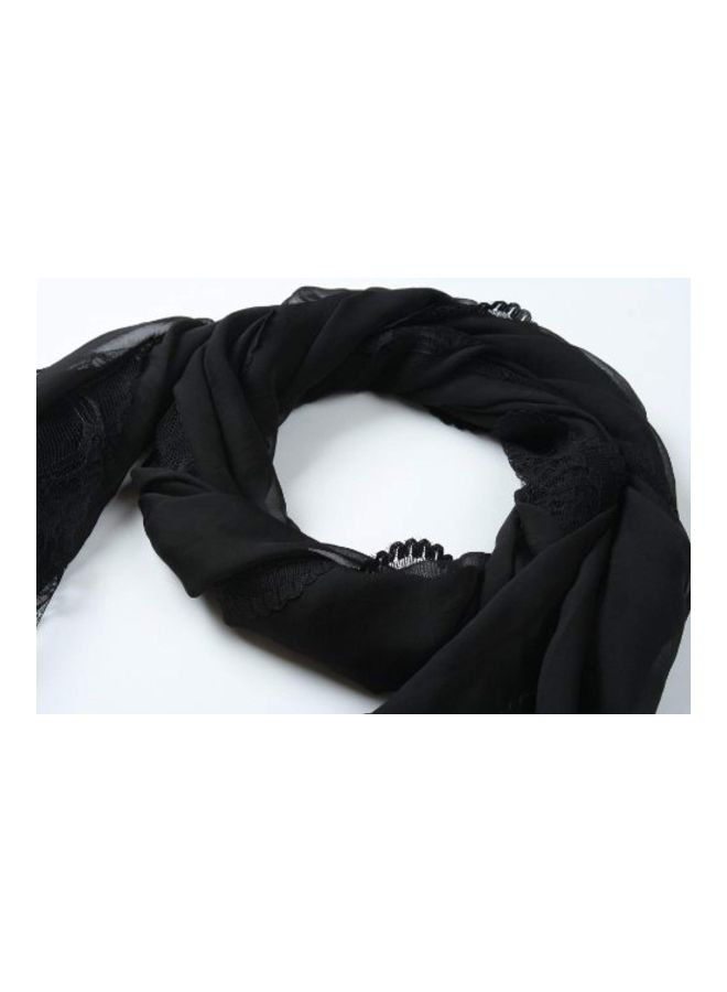 Long Lace Silk Scarf Black - v1568962320/N29997232V_2