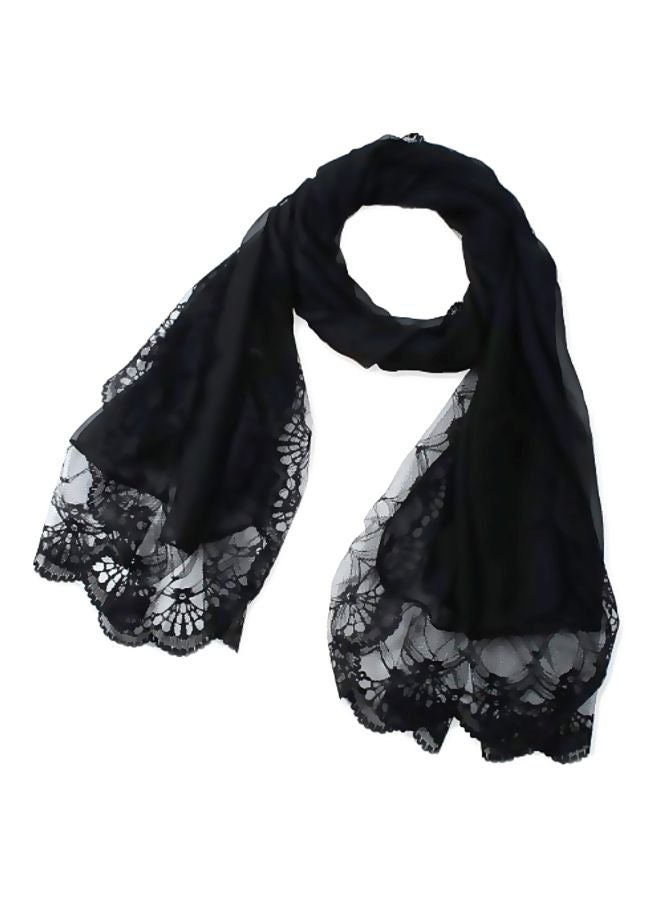 Long Lace Silk Scarf Black - v1568962321/N29997232V_1