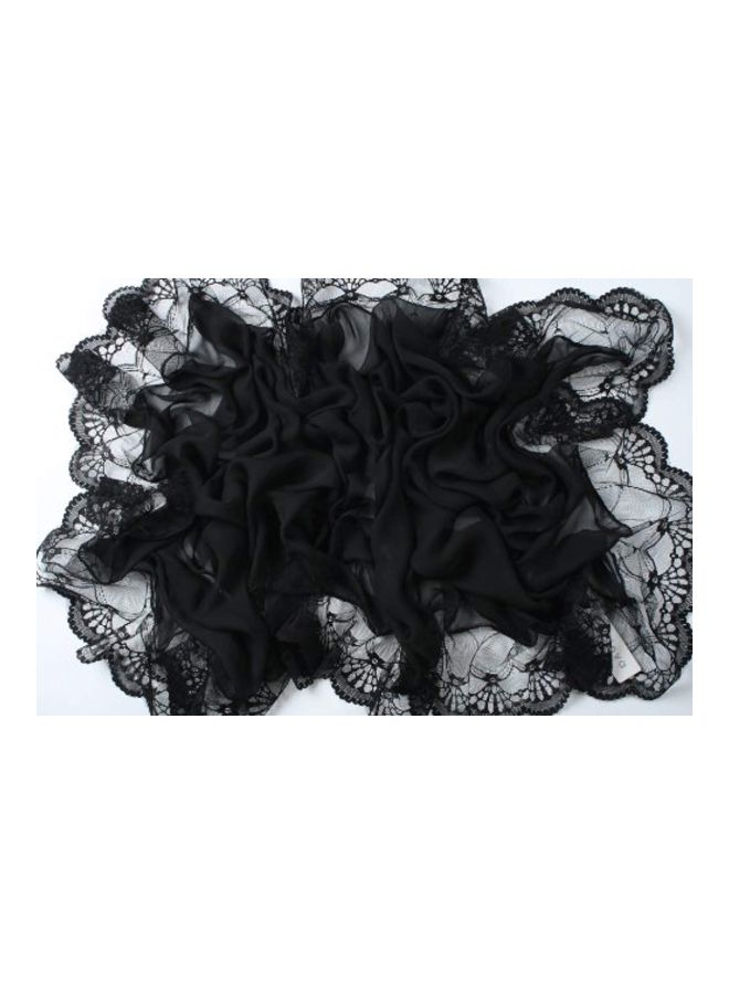 Long Lace Silk Scarf Black - v1568962324/N29997232V_4