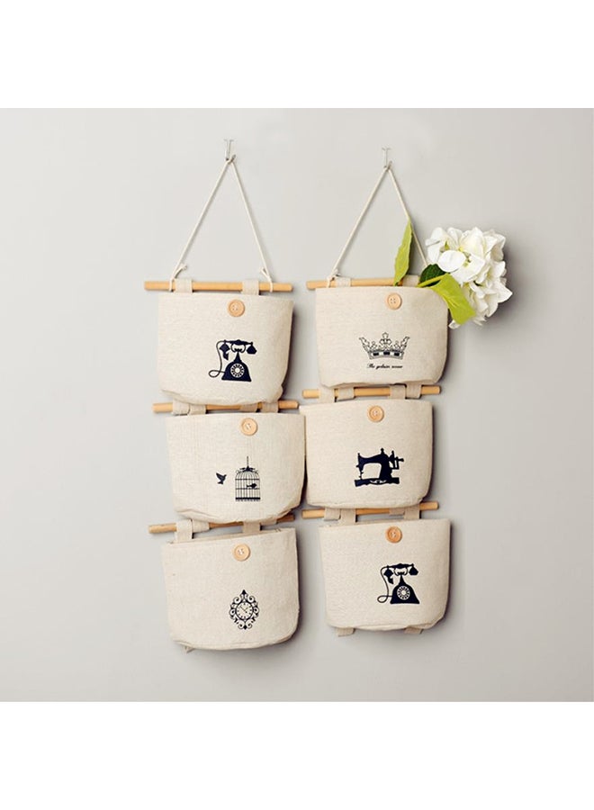 Wall-Hanging Bag Multicolor 18x14cm 