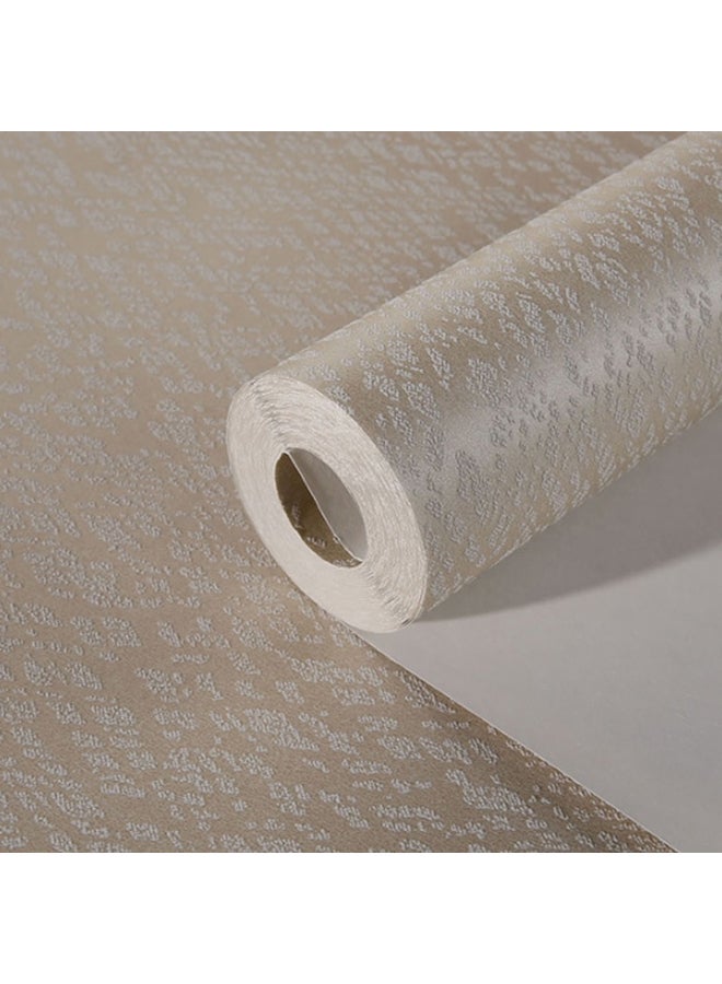 Simple Elegant Wall Paper Beige 0.53x10meter 