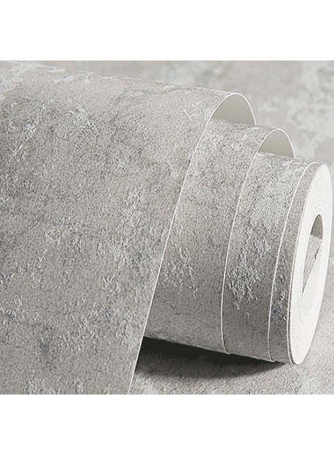 Retro Imitating Marbling Pattern All-Match Wall Paper Grey 0.53x10meter