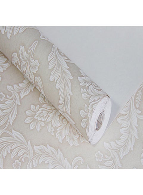 Modern Flower Pattern All-Match Elegant Wall Paper Multicolour 0.53x10meter