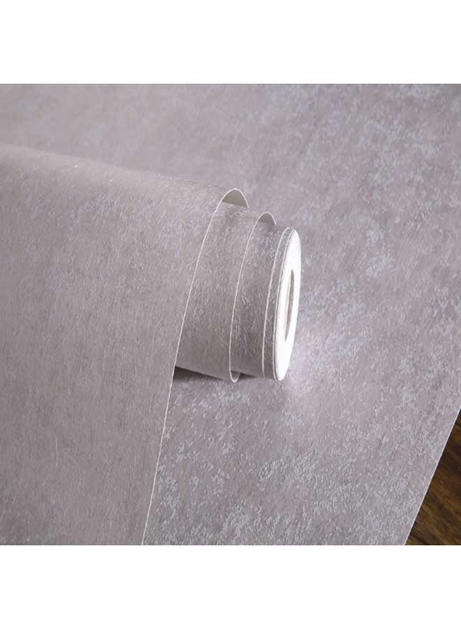 Waterproof Self-Adhesive Wallpaper Grey 0.53x10meter