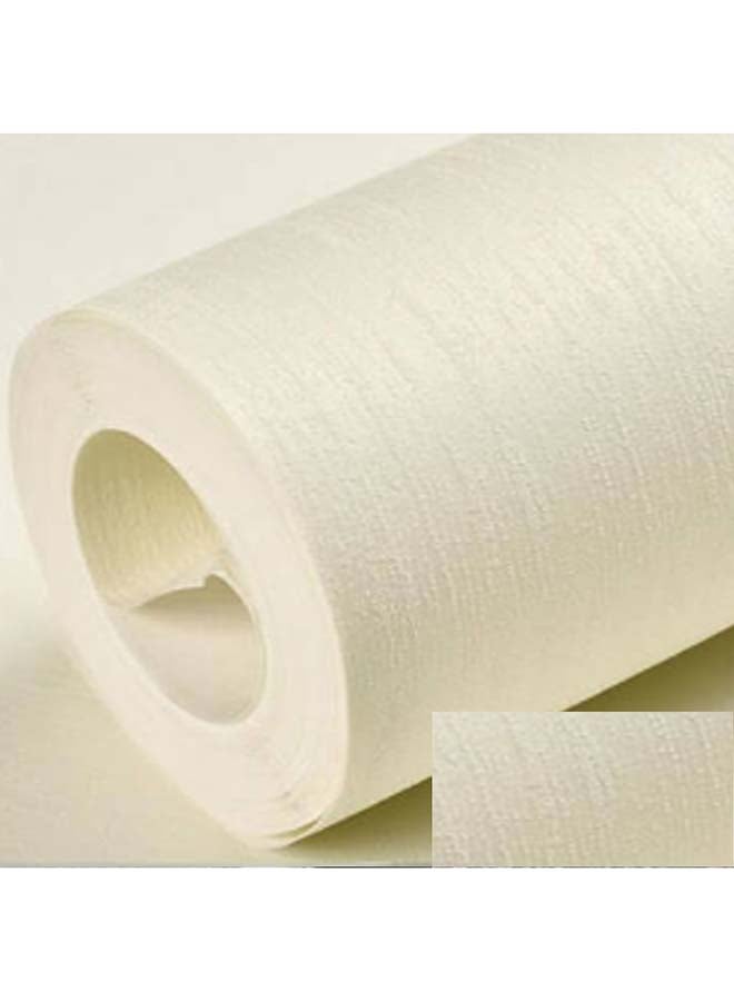 Waterproof Self-Adhesive Wallpaper Yellow 0.53x10meter