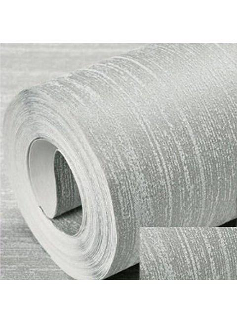 ورق جدران ذاتي اللصق ومضاد للماء رمادي 0.53x10متر