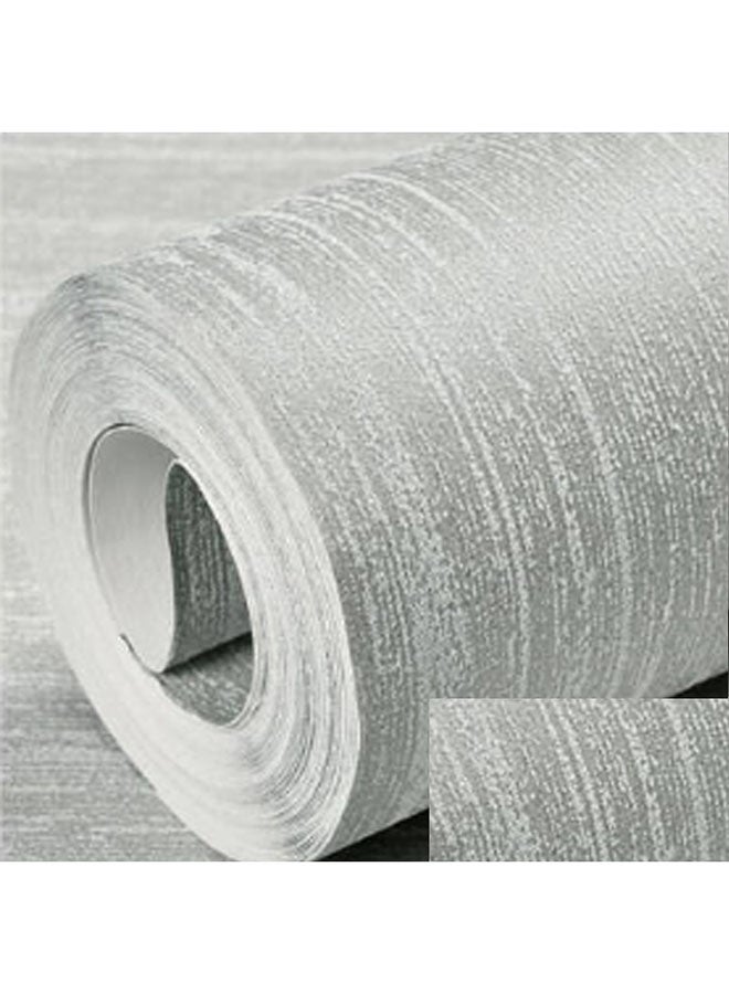 ورق جدران ذاتي اللصق ومضاد للماء رمادي 0.53x10متر