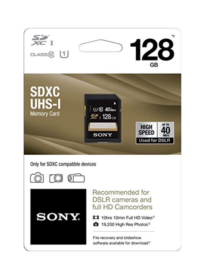 SDXC Class 10 Memory Card Black