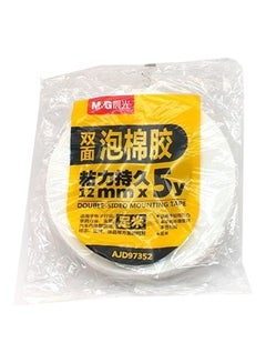 M&G 2-Piece Slotte Double Face Tape White 