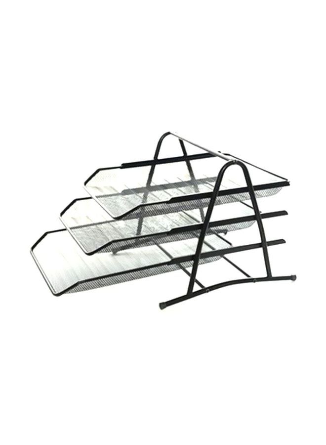 صينية من المعدن أسود