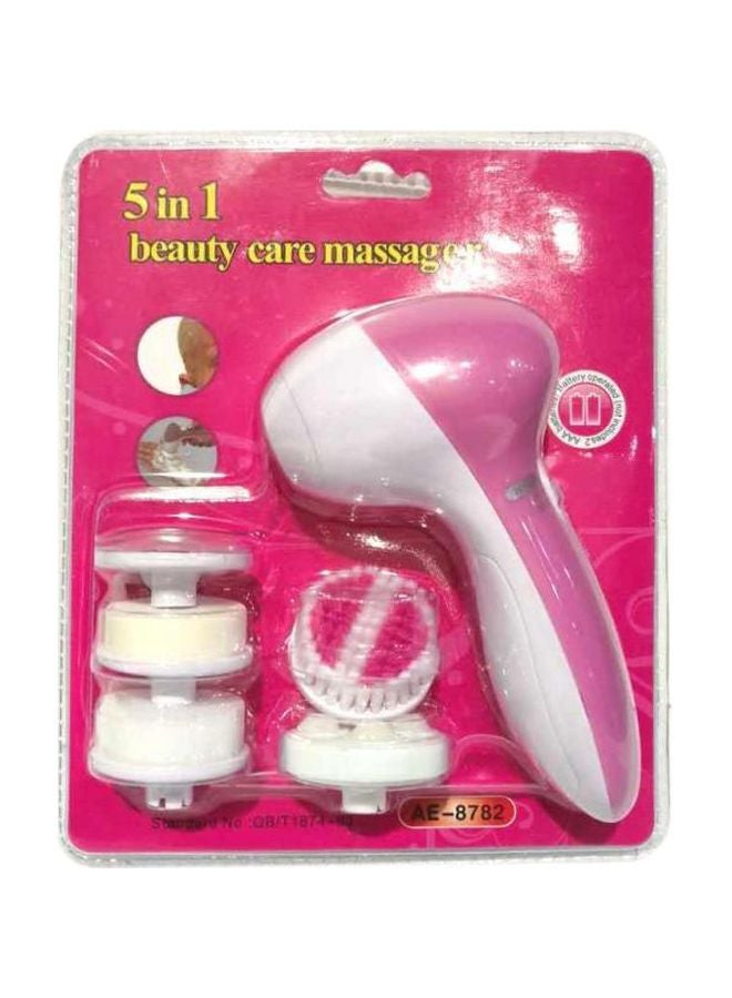 Estelle - 5-In-1 Beauty Care Massager White/Pink - Image 1