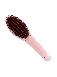 Hair Straightener Brush Pink/Black/Red