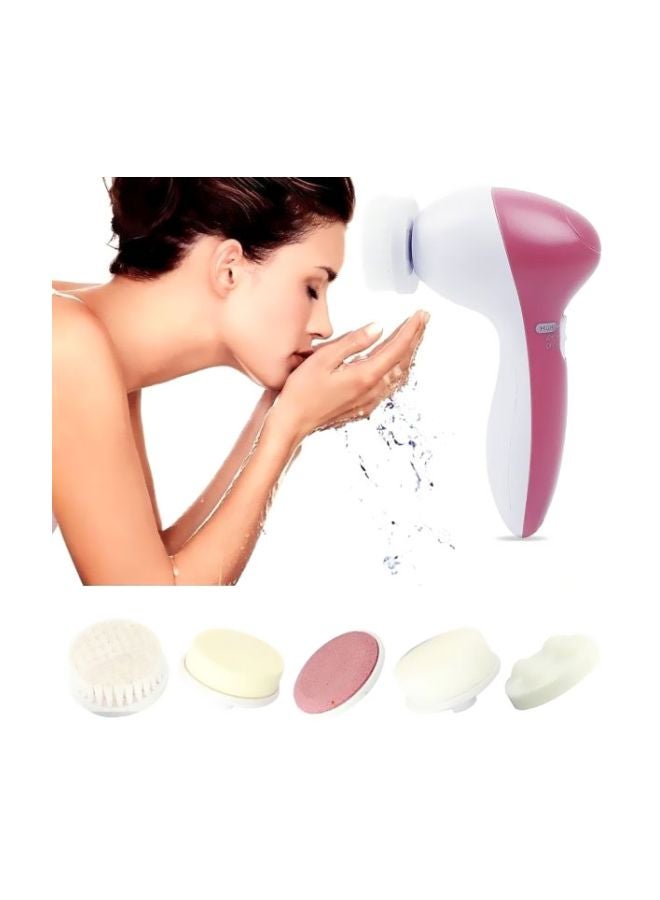 جهازتدليك الوجه 5 في 1 أبيض/ وردي - Image 2
