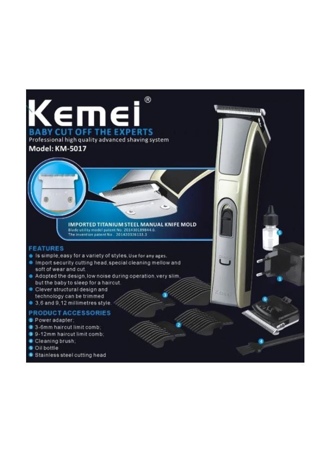 Kemei Trimmer Set Grey/Black/Gold - Image 2