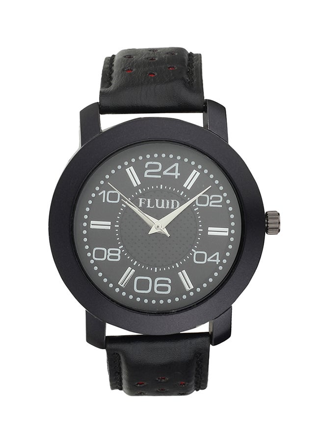 Men's Fluid Analog Wrist Watch FL-921-BK - 44 mm - Black  - Image 1