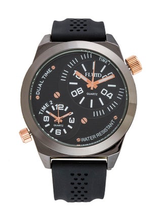 Men's Fluid Analog Wrist Watch FL-1138-BK-RG - 45 mm - Black - v1568969985/N29800846A_1