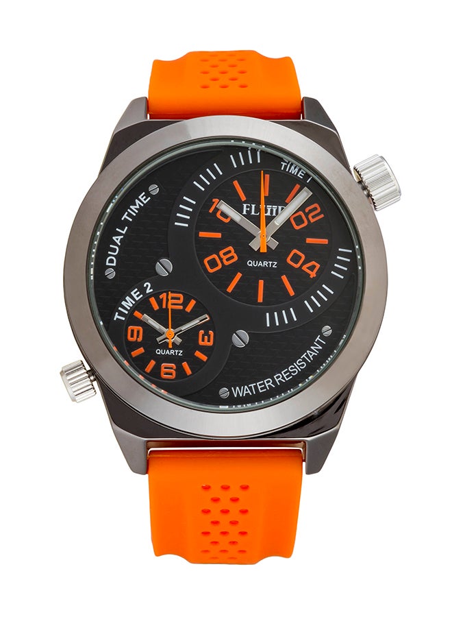 Men's Fluid Analog Wrist Watch FL-1138-OR - 45 mm - Orange  - Image 1