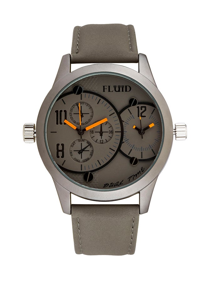 Fluid - Men's Resin Chronograph Wrist Watch FL-1141-GRY - Image 1