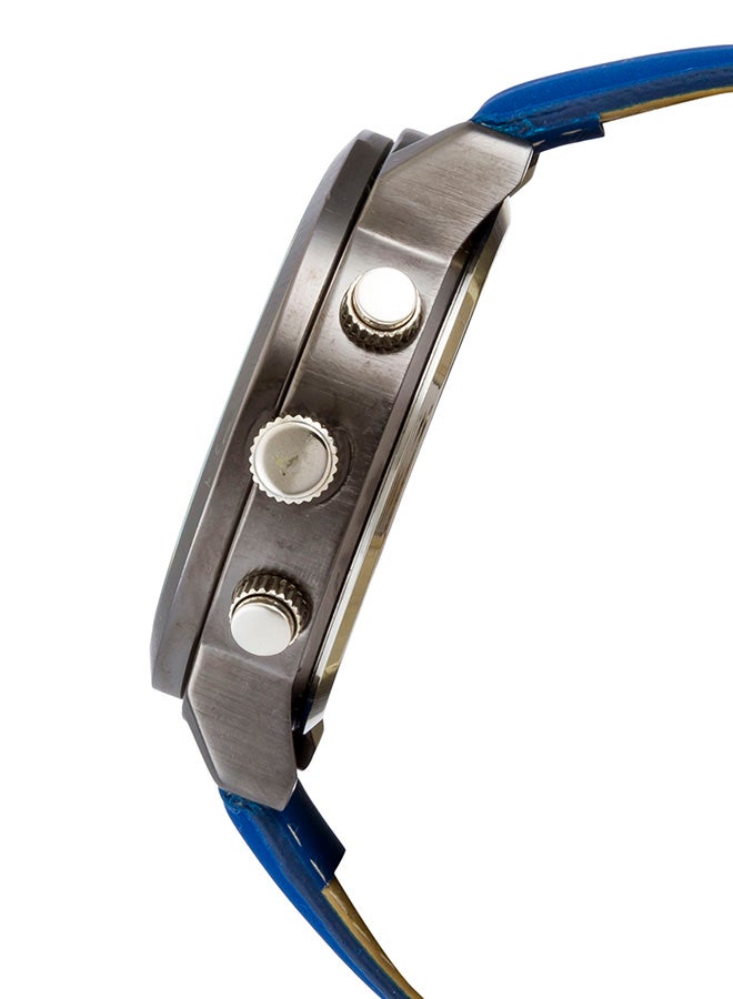 Men's Fluid Fashion Wrist Watch FL-1225-BL-BL - 45 mm - Blue  - Image 3