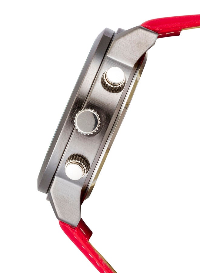 Generic Men's Fluid Fashion Wrist Watch FL-1225-RD-RD - 45 mm - Red  - Image 3