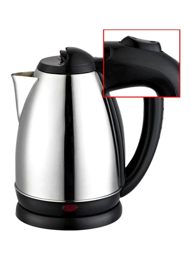 غلاية كهربائية 1.8 لتر 1800 وات 1.8 L أسود/ فضي  - Image 3