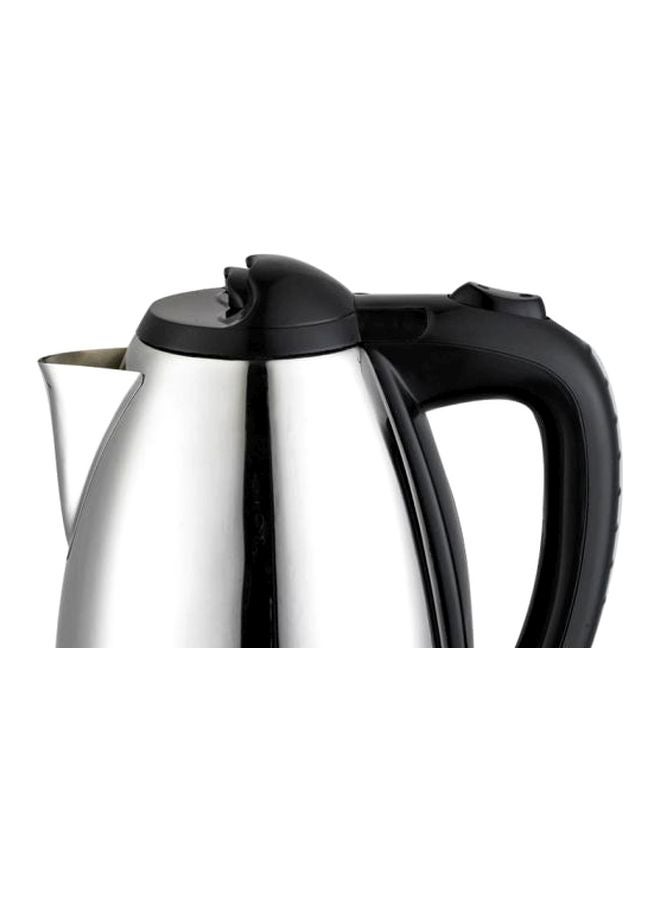 غلاية كهربائية 1.8 لتر 1800 وات 1.8 L أسود/ فضي  - Image 2