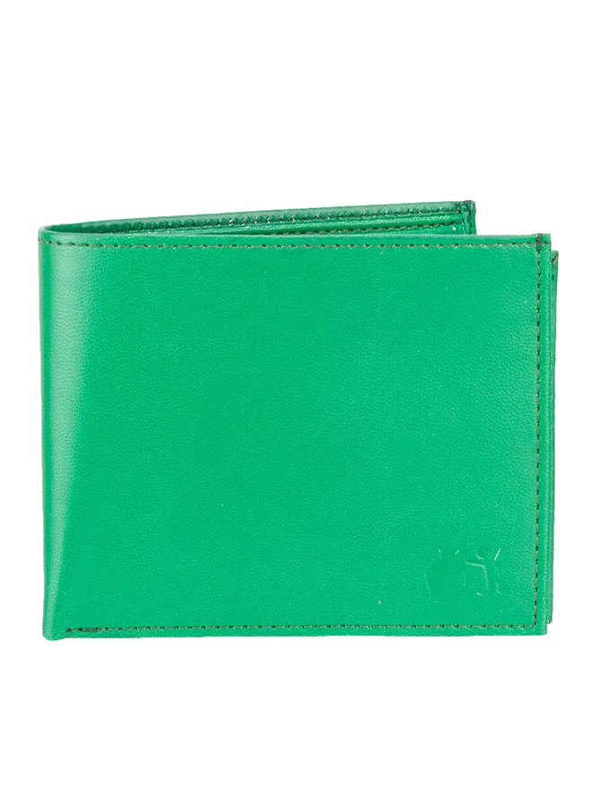 Generic 3-Piece Swiss Design Pack Of Wallet, Cardholder And Keychain Gift Set Green