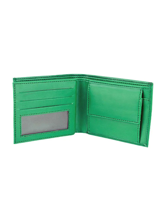 Generic 3-Piece Swiss Design Pack Of Wallet, Cardholder And Keychain Gift Set Green