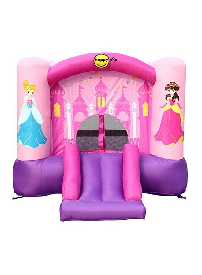 هابي هوب مزلاق برنسيس ونطاط حلقي 225x300x175سم