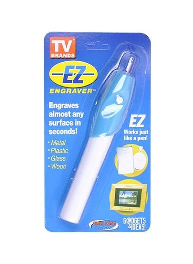 Engraver Electric Pen White/Blue - Image 3