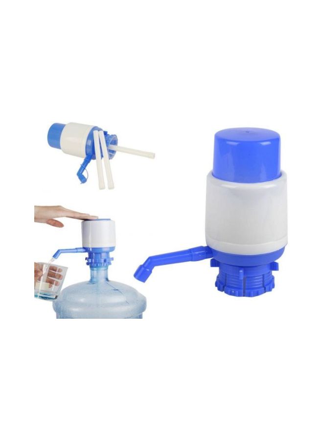 Hand Press Pump Water Dispenser Blue/Grey  - Image 2