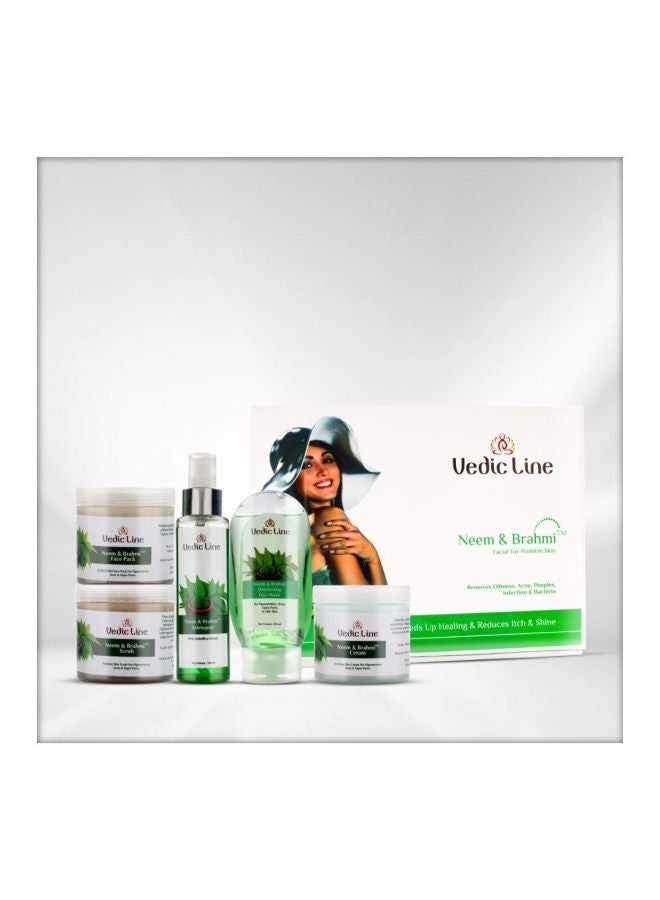Vedicline Neem And Brahmi Facial Kit 620ml - Image 1