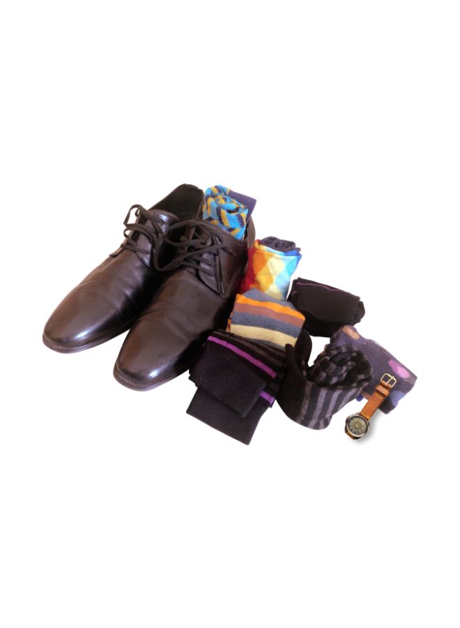 Soko Mesh Pack Of 3 Colorful Dress Socks Multicolour  - Image 5