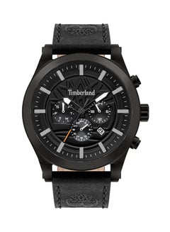 Timberland men HARDWICKT Leather Band Chronograph Wrist Watch 48 mm - Black - T TBL15661JSB-02  - Image 1