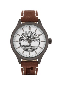 Timberland Men's GILMANTONT Leather Band Analog Wrist Watch 44 mm - Brown - T TBL15946JYU-63  - Image 1