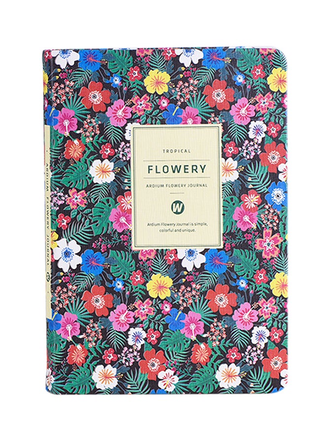 Generic Floral Cover Planner Notebook Multicolour  - Image 1