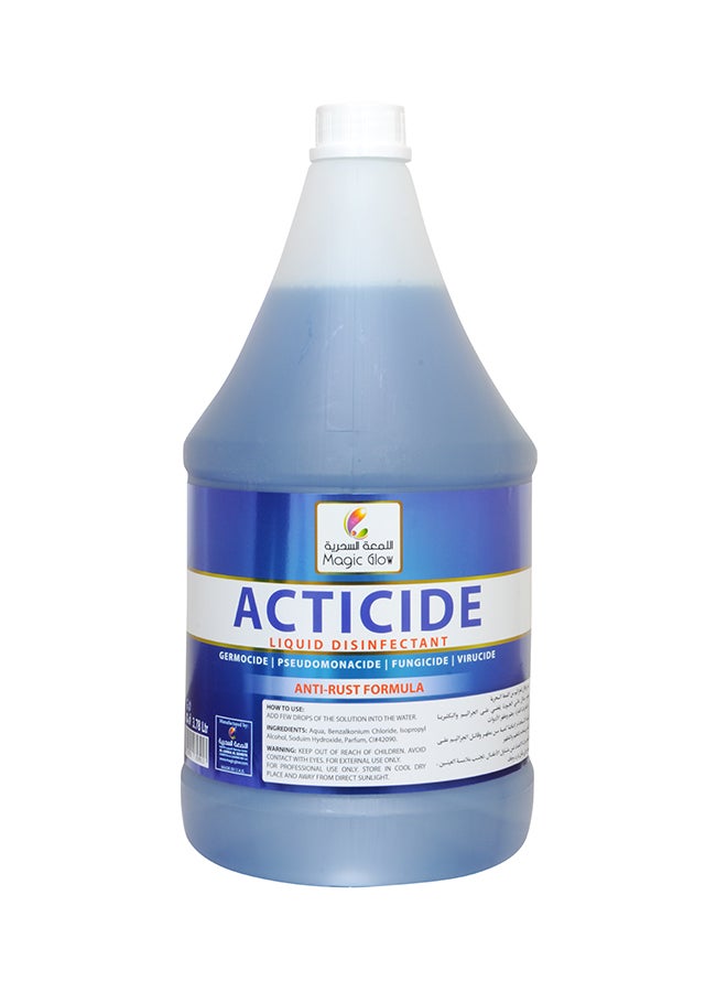 Magic Glow Acticide Liquid Disinfectant Blue 3.78Liters
