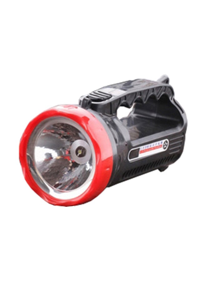 Rechargeable Strong LED Flashlight Black/Red 16 x 8 x 8centimeter - Image 1